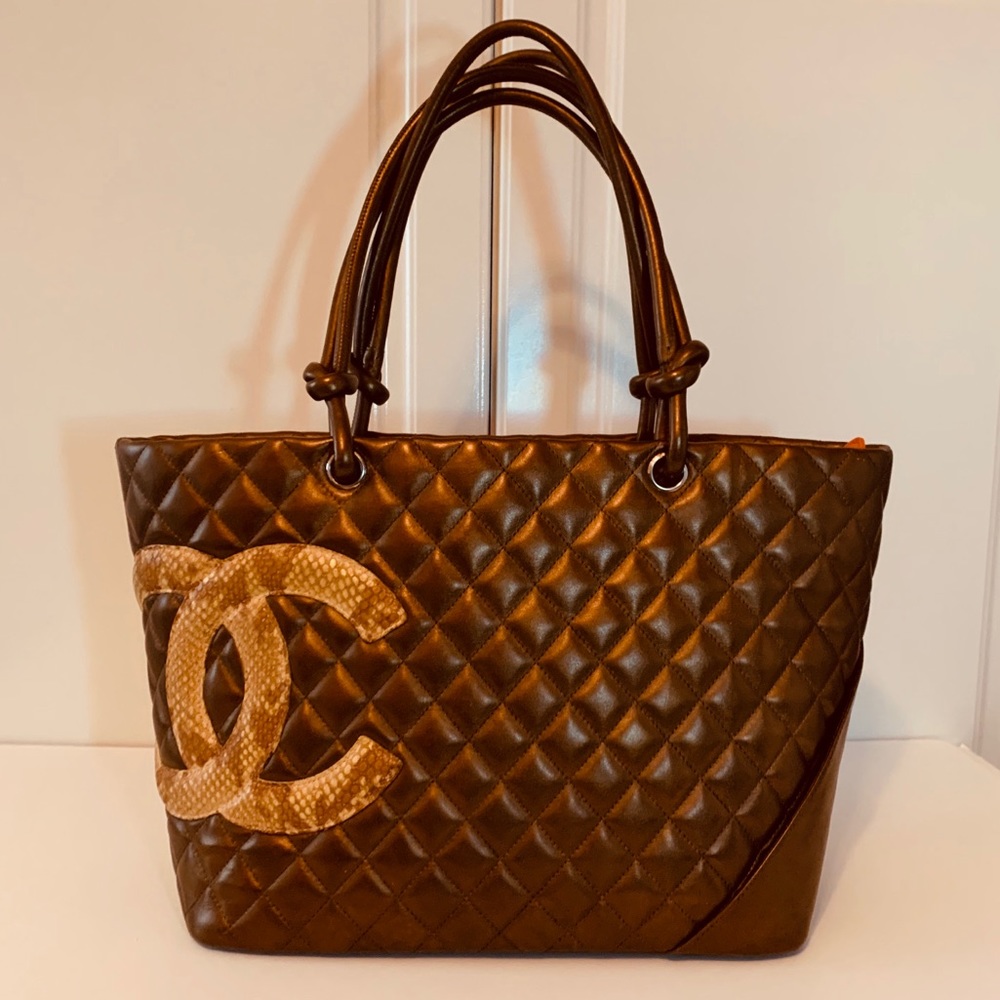 RARE Authentic Chanel Cambon Large Tote